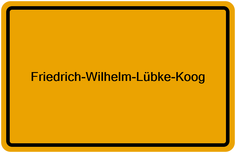 Handelsregisterauszug Friedrich-Wilhelm-Lübke-Koog