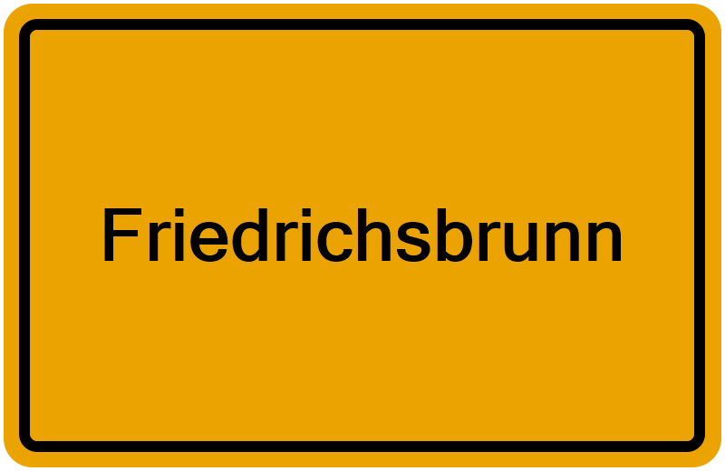 Handelsregisterauszug Friedrichsbrunn