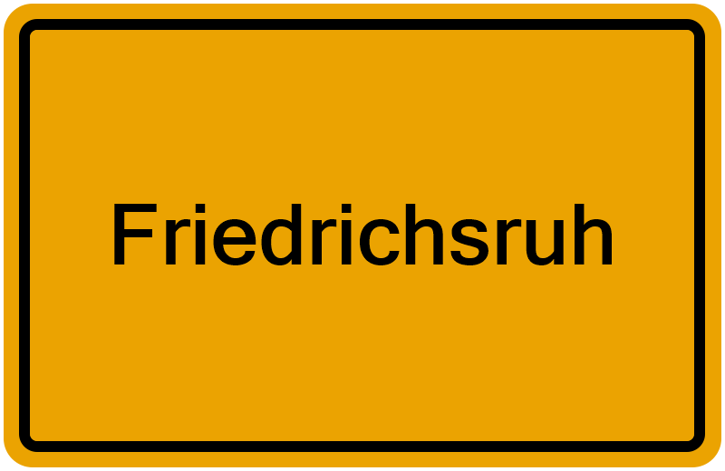 Handelsregisterauszug Friedrichsruh