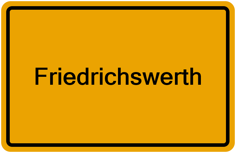 Handelsregisterauszug Friedrichswerth