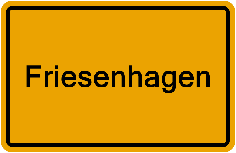 Handelsregisterauszug Friesenhagen