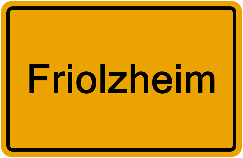 Handelsregisterauszug Friolzheim