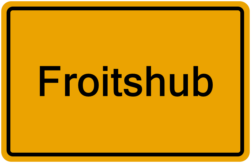 Handelsregisterauszug Froitshub