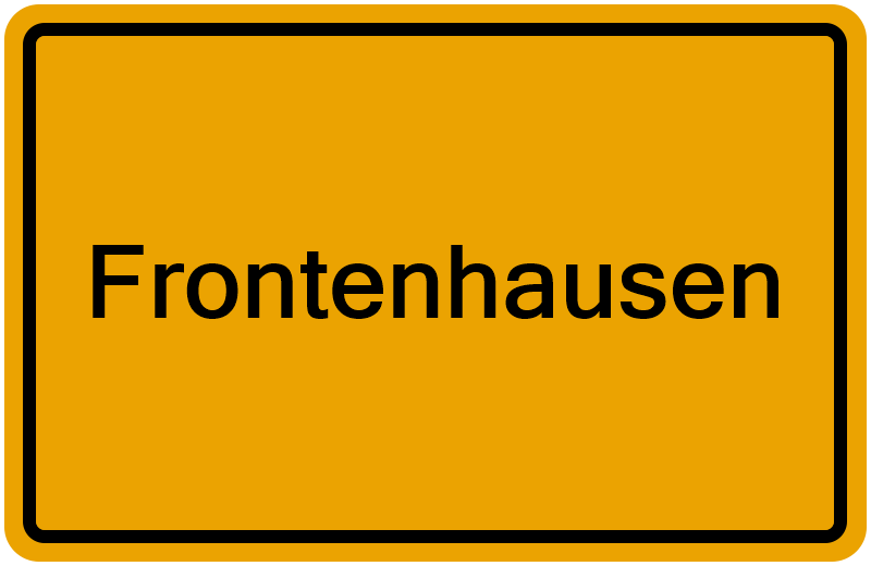 Handelsregisterauszug Frontenhausen