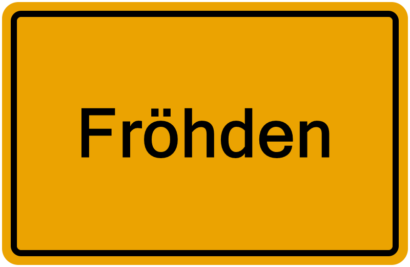 Handelsregisterauszug Fröhden