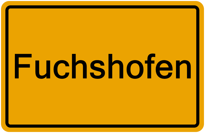 Handelsregisterauszug Fuchshofen