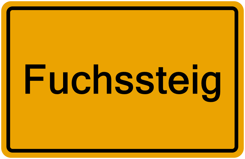 Handelsregisterauszug Fuchssteig