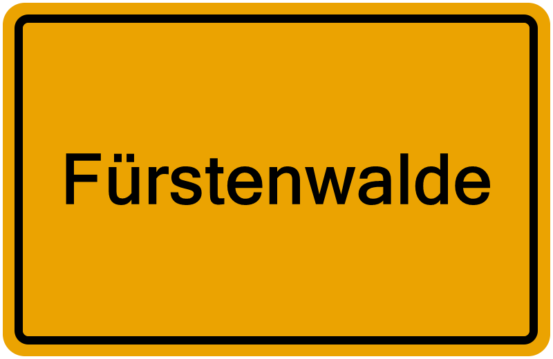 Handelsregisterauszug Fürstenwalde