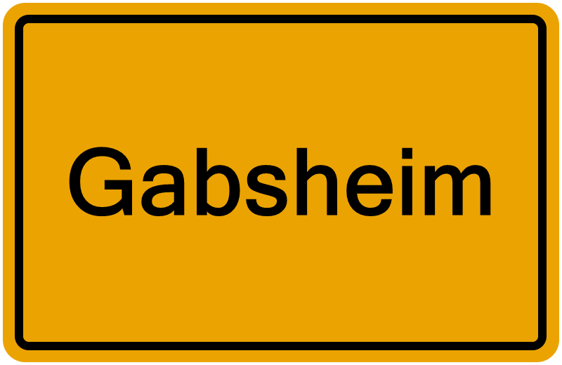 Handelsregisterauszug Gabsheim