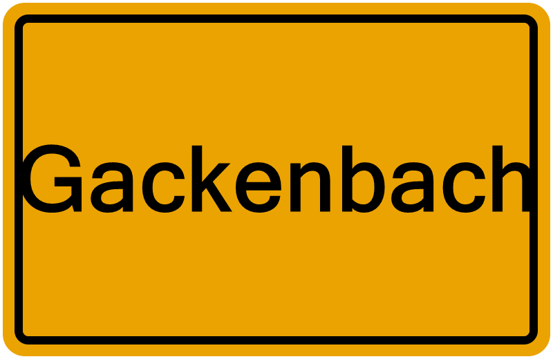 Handelsregisterauszug Gackenbach