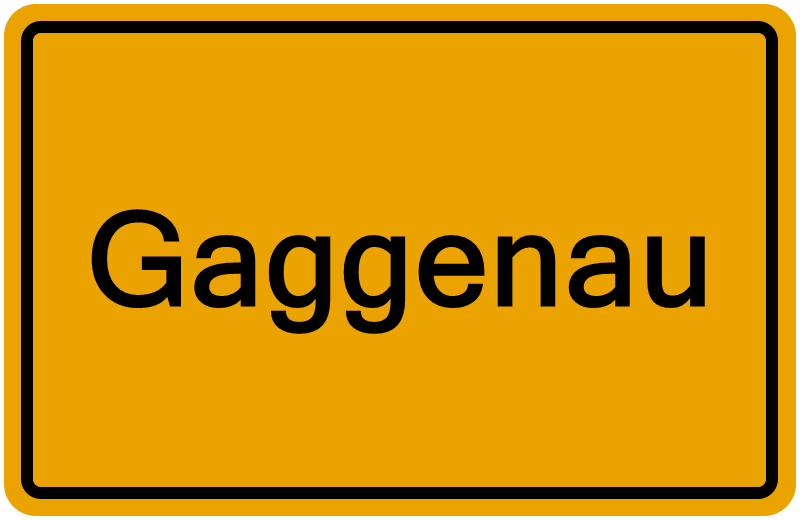 Handelsregisterauszug Gaggenau