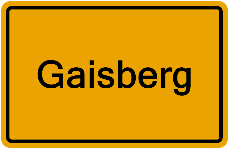 Handelsregisterauszug Gaisberg