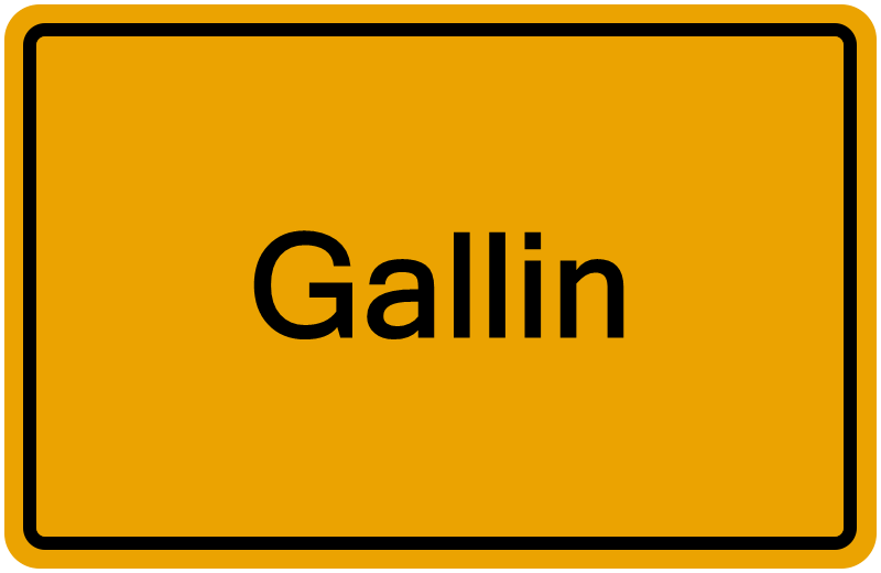 Handelsregisterauszug Gallin