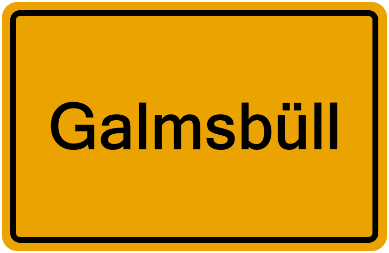 Handelsregisterauszug Galmsbüll