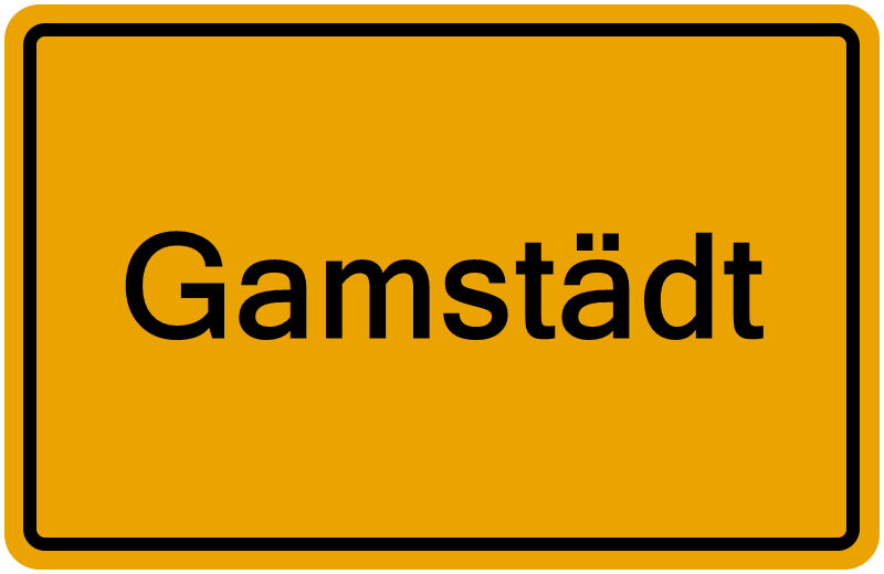 Handelsregisterauszug Gamstädt