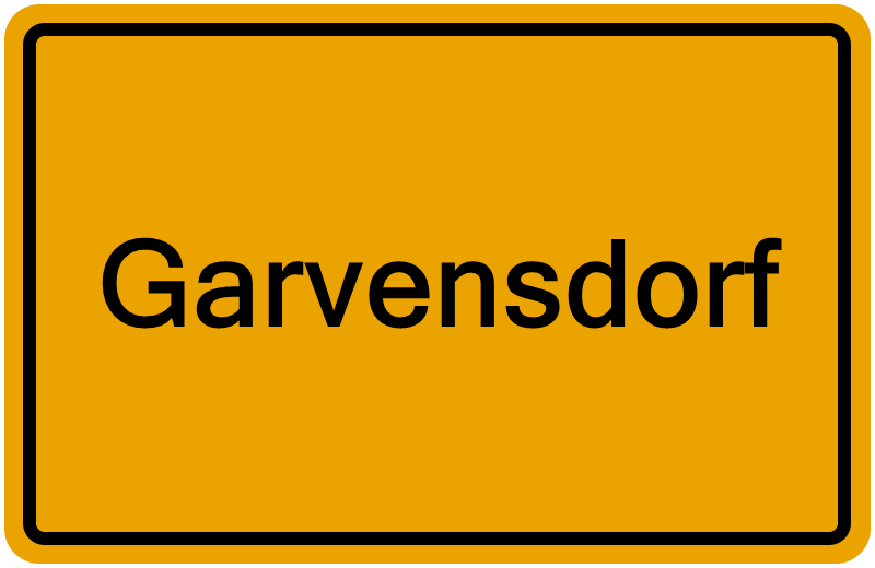 Handelsregisterauszug Garvensdorf