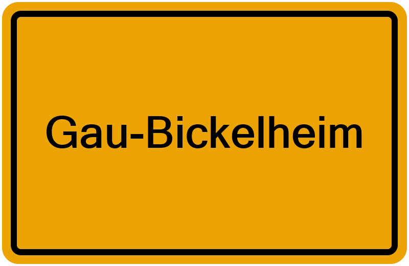 Handelsregisterauszug Gau-Bickelheim