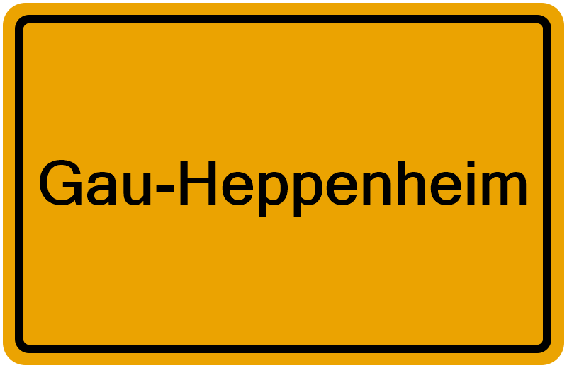 Handelsregisterauszug Gau-Heppenheim