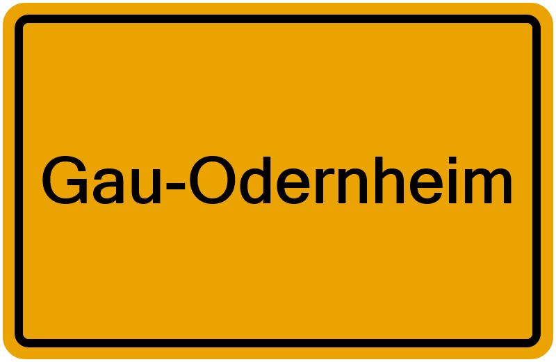 Handelsregisterauszug Gau-Odernheim