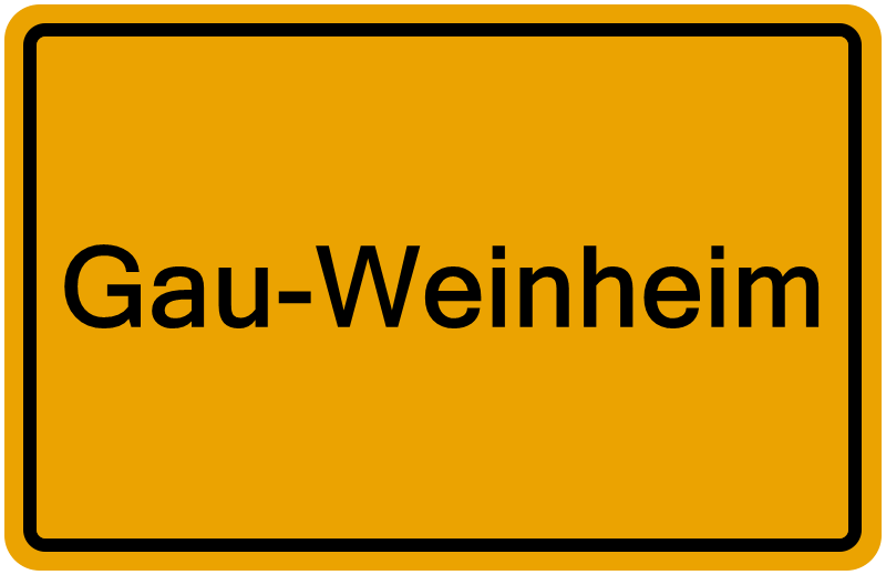 Handelsregisterauszug Gau-Weinheim