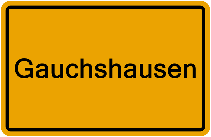 Handelsregisterauszug Gauchshausen