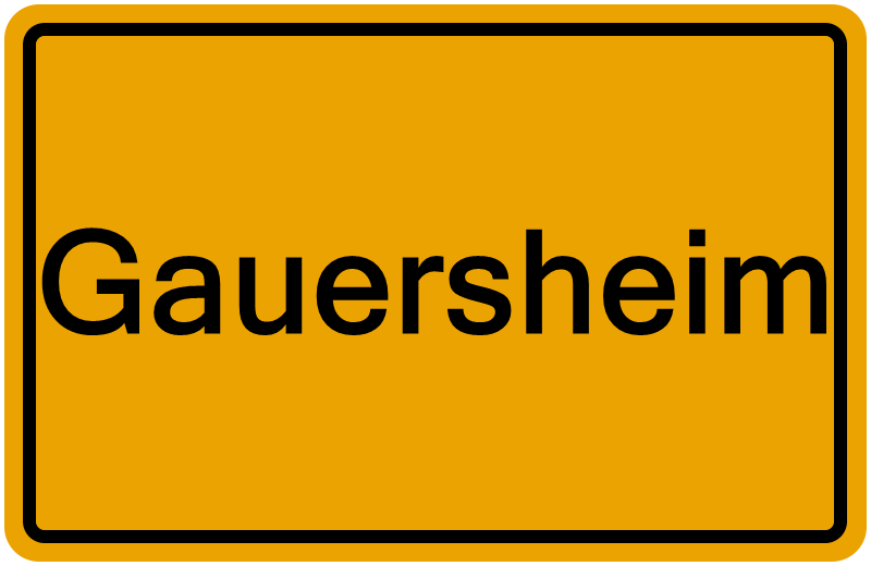 Handelsregisterauszug Gauersheim