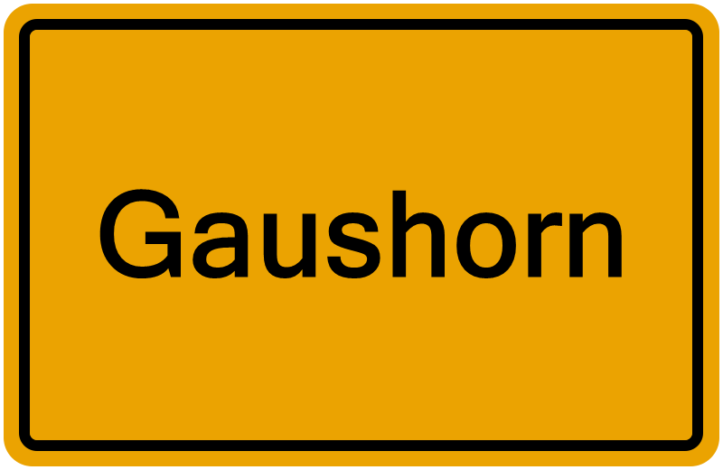 Handelsregisterauszug Gaushorn