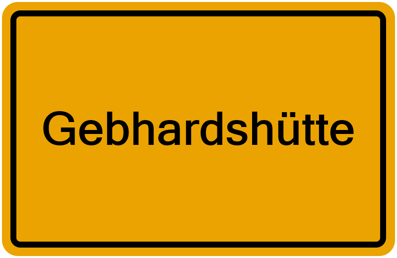 Handelsregisterauszug Gebhardshütte