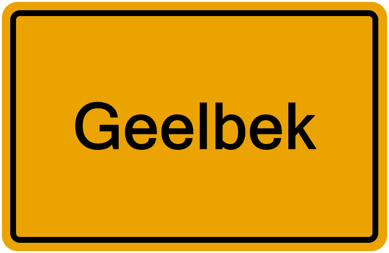 Handelsregisterauszug Geelbek