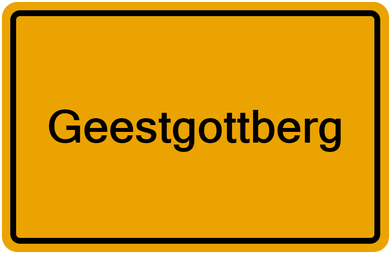 Handelsregisterauszug Geestgottberg