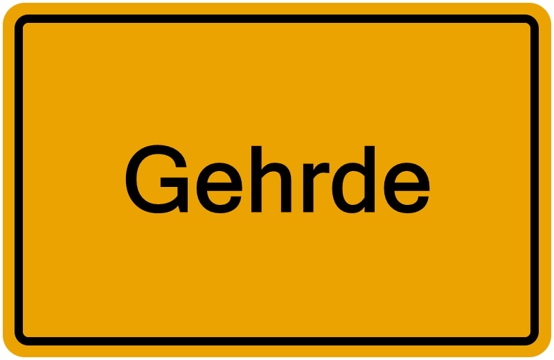 Handelsregisterauszug Gehrde
