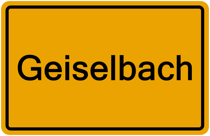 Handelsregisterauszug Geiselbach