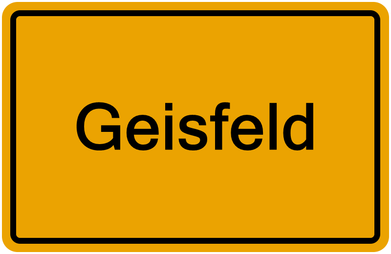 Handelsregisterauszug Geisfeld