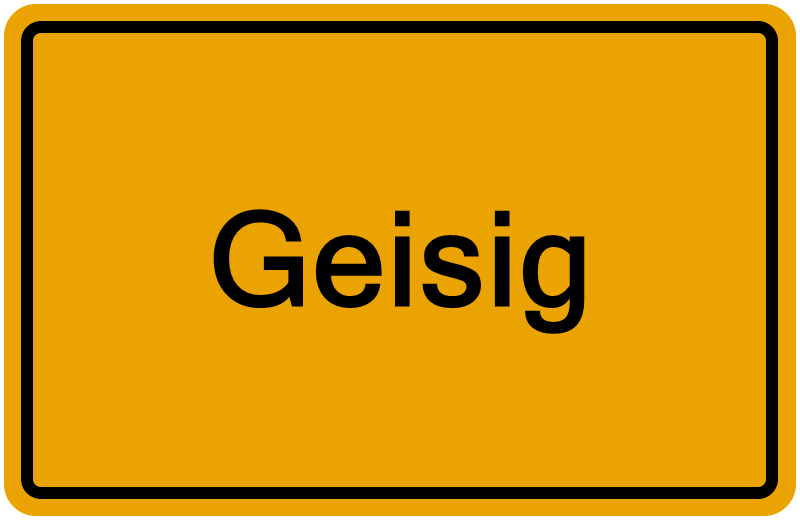 Handelsregisterauszug Geisig