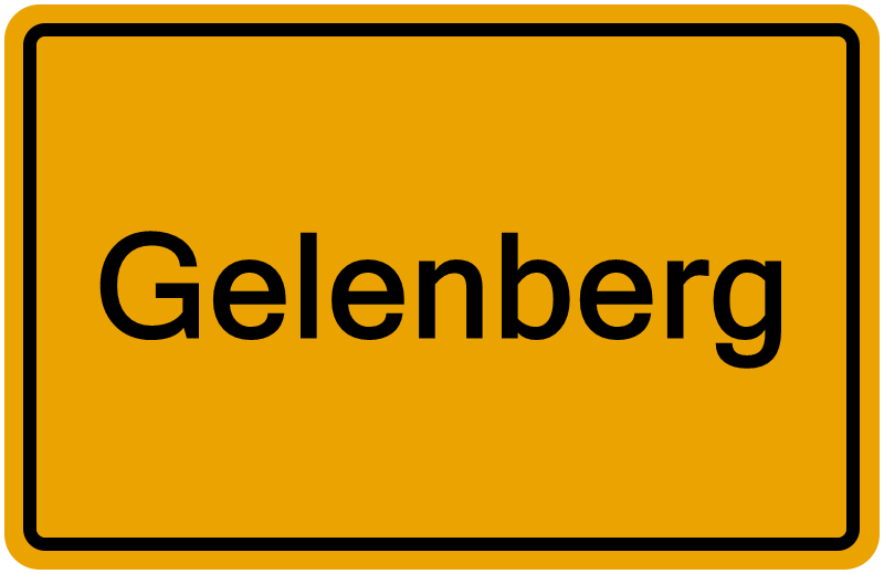 Handelsregisterauszug Gelenberg