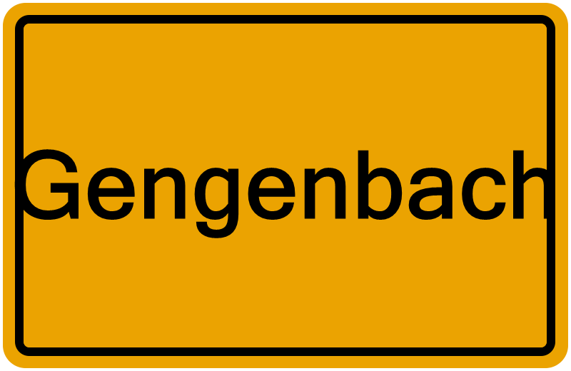 Handelsregisterauszug Gengenbach
