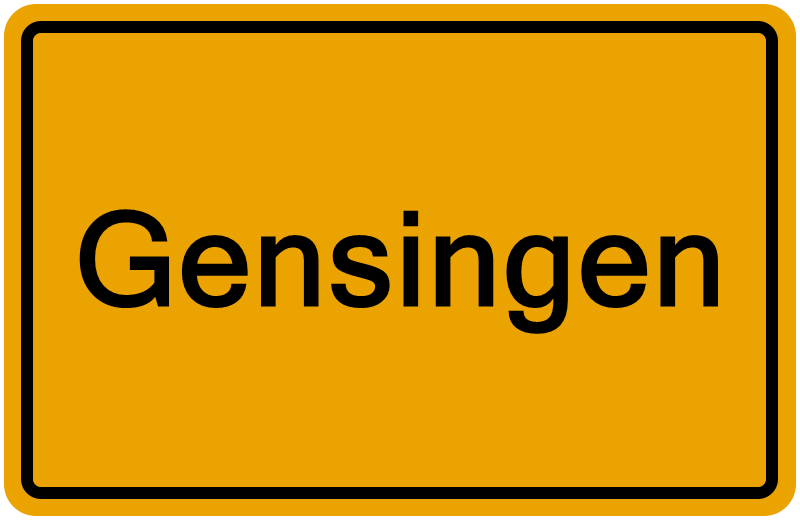 Handelsregisterauszug Gensingen