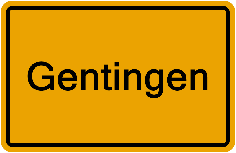Handelsregisterauszug Gentingen