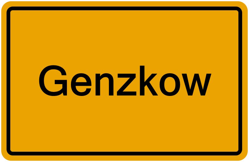 Handelsregisterauszug Genzkow