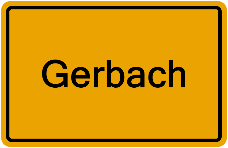 Handelsregisterauszug Gerbach