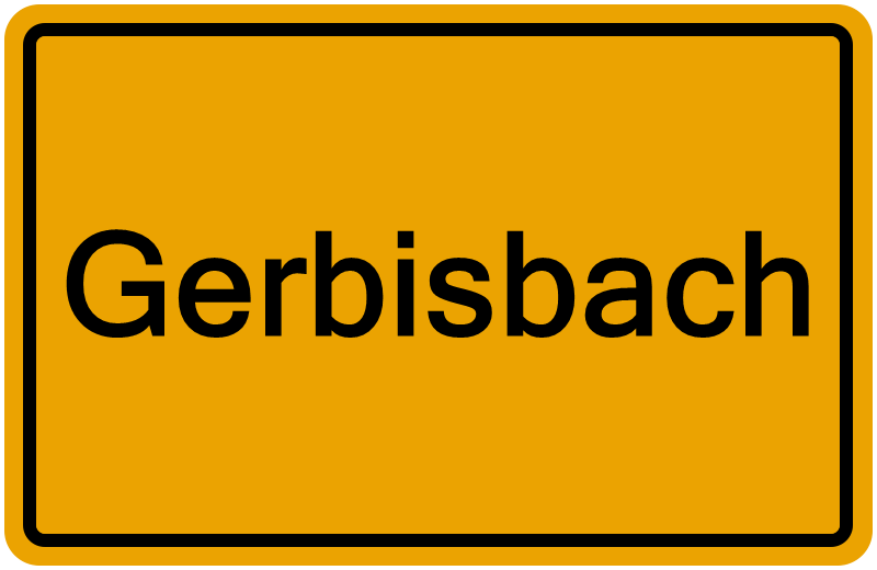 Handelsregisterauszug Gerbisbach