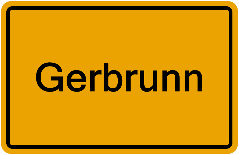 Handelsregisterauszug Gerbrunn