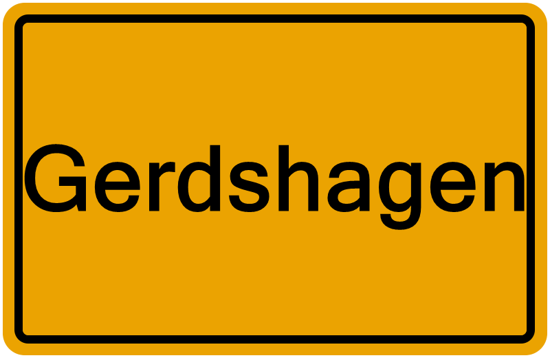 Handelsregisterauszug Gerdshagen