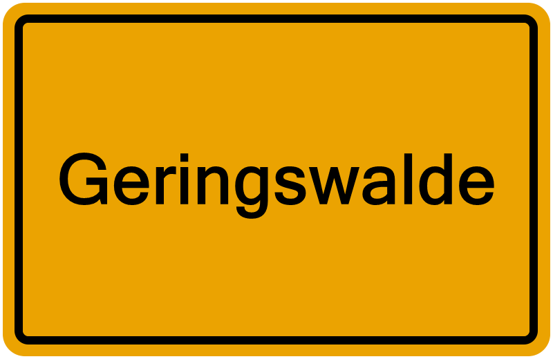 Handelsregisterauszug Geringswalde