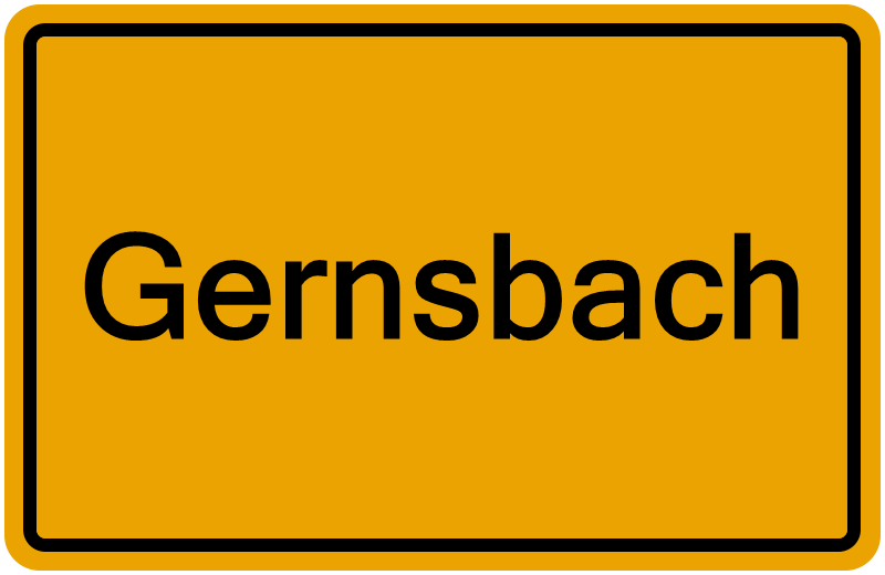 Handelsregisterauszug Gernsbach