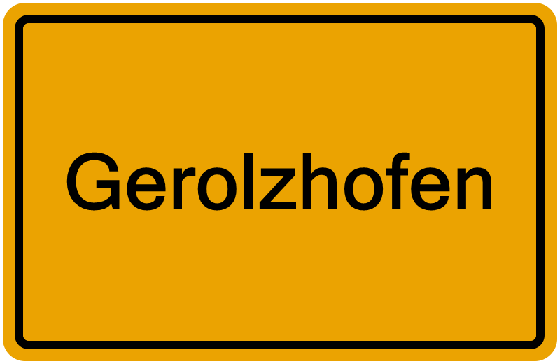 Handelsregisterauszug Gerolzhofen