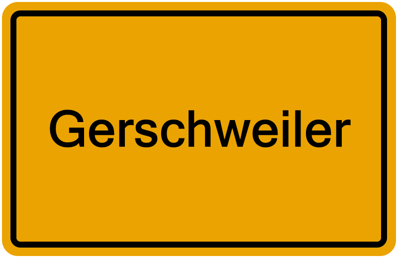 Handelsregisterauszug Gerschweiler
