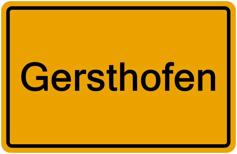Handelsregisterauszug Gersthofen