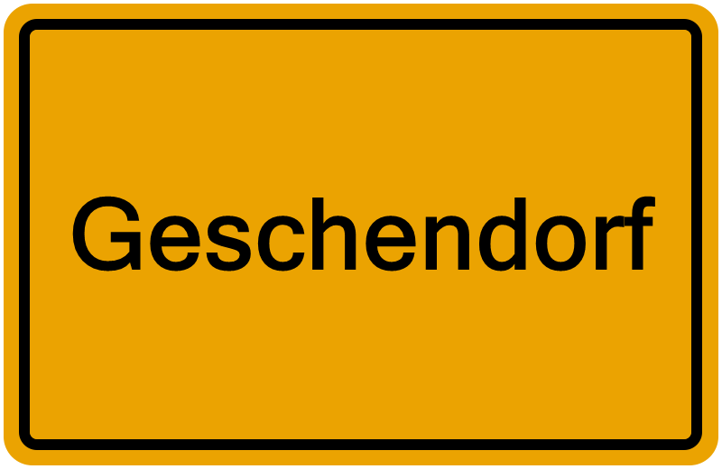 Handelsregisterauszug Geschendorf