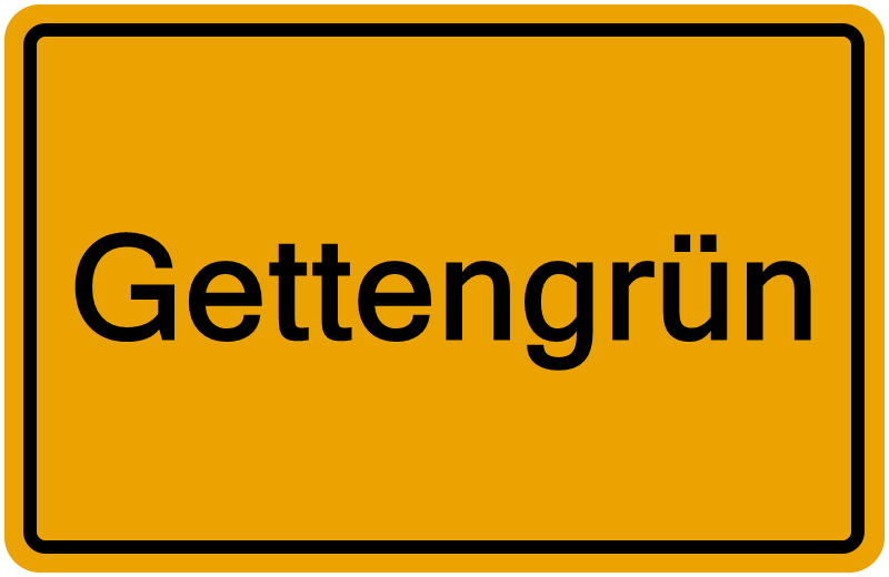 Handelsregisterauszug Gettengrün